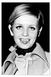 Selvklebende plakat Twiggy