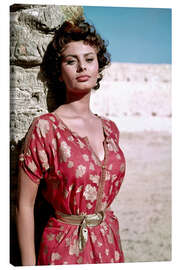 Lærredsbillede  Sophia Loren in Sunlight