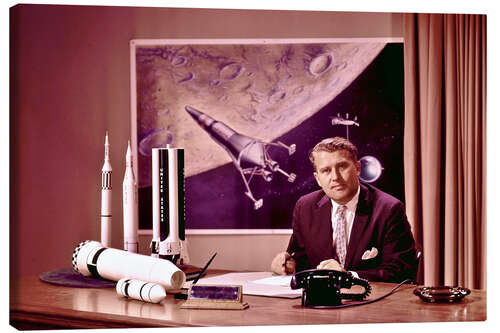 Canvas print Wernher von Braun