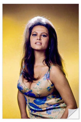 Selvklebende plakat Claudia Cardinale III