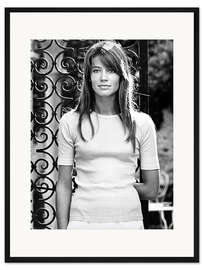 Gerahmter Kunstdruck Francoise Hardy
