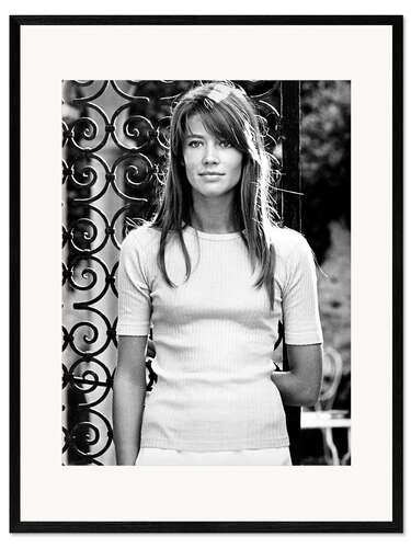 Impression artistique encadrée Francoise Hardy