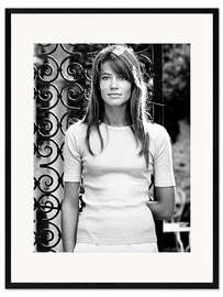 Impression artistique encadrée Francoise Hardy