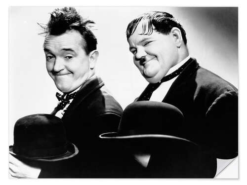 Wall sticker Stan Laurel and Oliver Hardy I