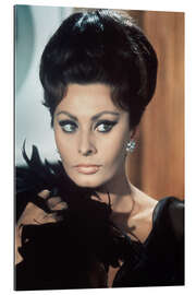 Gallery Print Sophia Loren mit Ohrringen