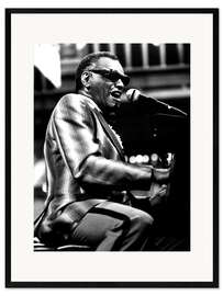 Ingelijste kunstdruk Ray Charles