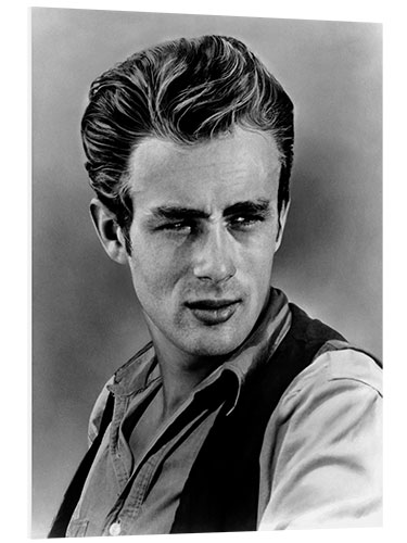 PVC-tavla James Dean in Shirt