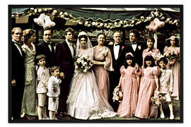 Gerahmter Kunstdruck Der Pate - Familienfoto