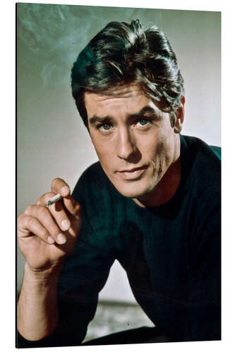 Aluminium print Alain Delon II