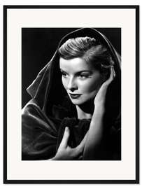 Gerahmter Kunstdruck Katharine Hepburn, 1936