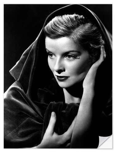 Selvklebende plakat Katharine Hepburn, 1936