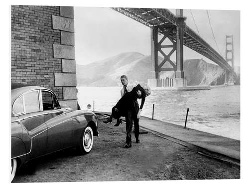 PVC-tavla VERTIGO, James Stewart, Kim Novak, 1958