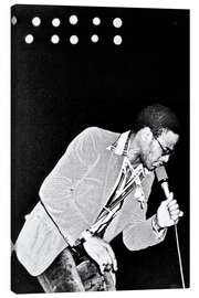 Canvas print Al Green onstage