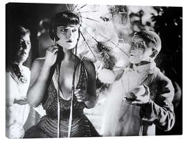 Canvas print PANDORA&#039;S BOX, Louise Brooks (center), 1929