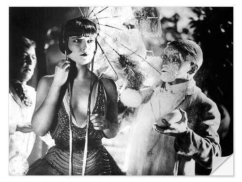 Wandsticker Büchse der Pandora Louise Brooks (Mitte), 1929