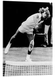 Akrylglastavla Bjorn Borg at Wimbledon, 1974