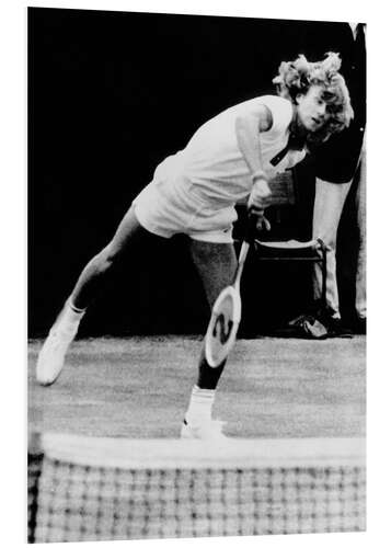 Tableau en PVC Bjorn Borg à Wimbledon, 1974