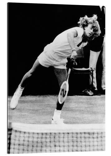 Gallery print Bjorn Borg at Wimbledon, 1974