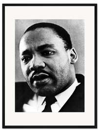Gerahmter Kunstdruck Dr. Martin Luther King Jr. (1929-1968), African American civil rights leader, c. 1960's..