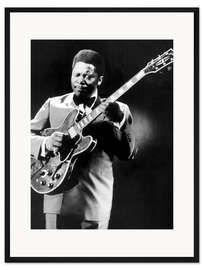Gerahmter Kunstdruck B.B. King und Lucille 