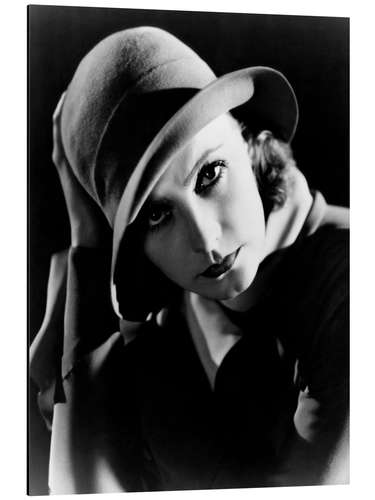 Aluminium print Greta Garbo - Inspiration, Portrait by C. S. Bull, 1931