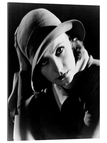 Quadro em plexi-alumínio Greta Garbo - Inspiration, Portrait by C. S. Bull, 1931