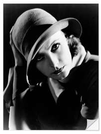 Muursticker Greta Garbo - Inspiration, Portrait by C. S. Bull, 1931