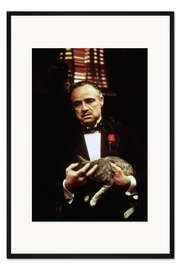 Gerahmter Kunstdruck Marlon Brando - Der Pate
