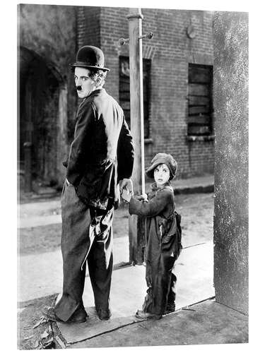 Acrylic print The Kid, Charlie Chaplin, Jackie Coogan, 1921