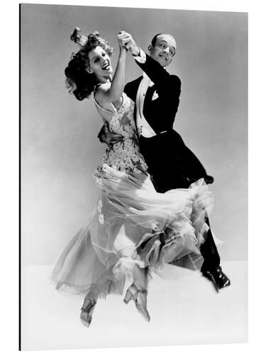 Cuadro de aluminio Rita Hayworth y Fred Astaire