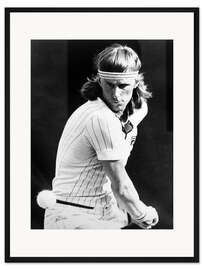 Gerahmter Kunstdruck Bjorn Borg, 1978