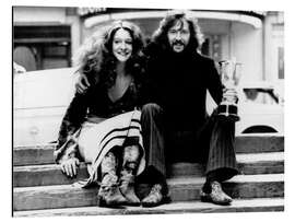 Magnettafel Eric Clapton and Alice Ormsby-Gore