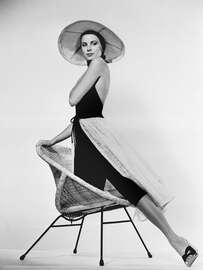 Magnettafel Grace Kelly mit Hut