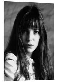 Foam board print Jane Birkin