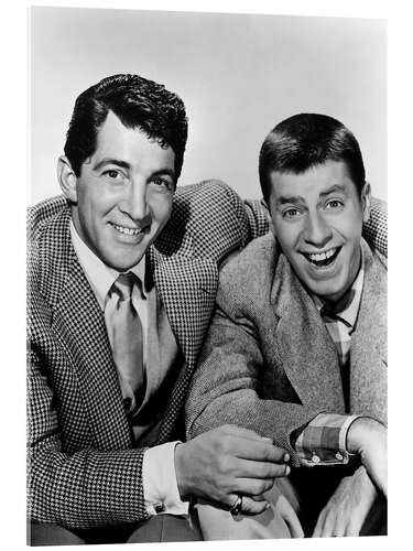 Acrylglasbild Dean Martin und Jerry Lewis