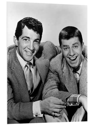 Hartschaumbild Dean Martin und Jerry Lewis