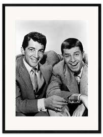 Innrammet kunsttrykk Dean Martin og Jerry Lewis