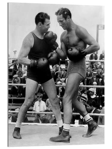 Quadro em plexi-alumínio Jack Dempsey and Max Baer