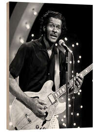 Cuadro de madera Chuck Berry I