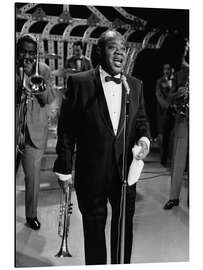 Magnettafel Louis Armstrong Singt