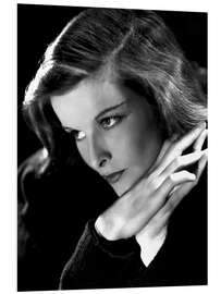 Foam board print Katharine Hepburn