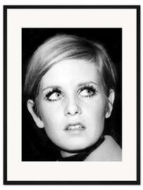 Gerahmter Kunstdruck Twiggy (Leslie Hornby)