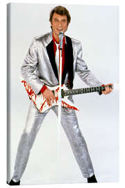 Stampa su tela Johnny Hallyday
