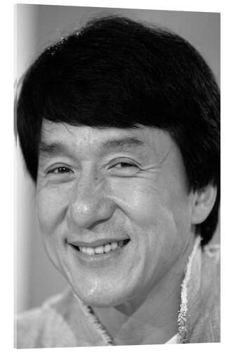 Acrylic print Jackie Chan at the press conference