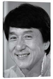 Leinwandbild Jackie Chan bei der Pressekonferenz