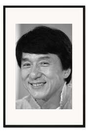 Gerahmter Kunstdruck Jackie Chan bei der Pressekonferenz