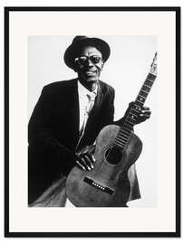 Gerahmter Kunstdruck Lightnin' Hopkins