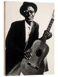 Cuadro de madera Lightnin&#039; Hopkins