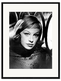 Impression artistique encadrée Hildegard Knef II