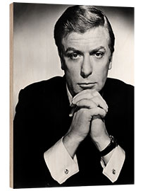 Wood print Michael Caine